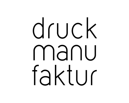 Wortmarke Logo Druckmanufaktur