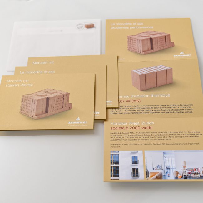 zzwancor Flyer Architektur für Mailing