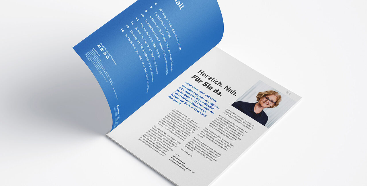 Magazin für das Spital Muri – Editorial
