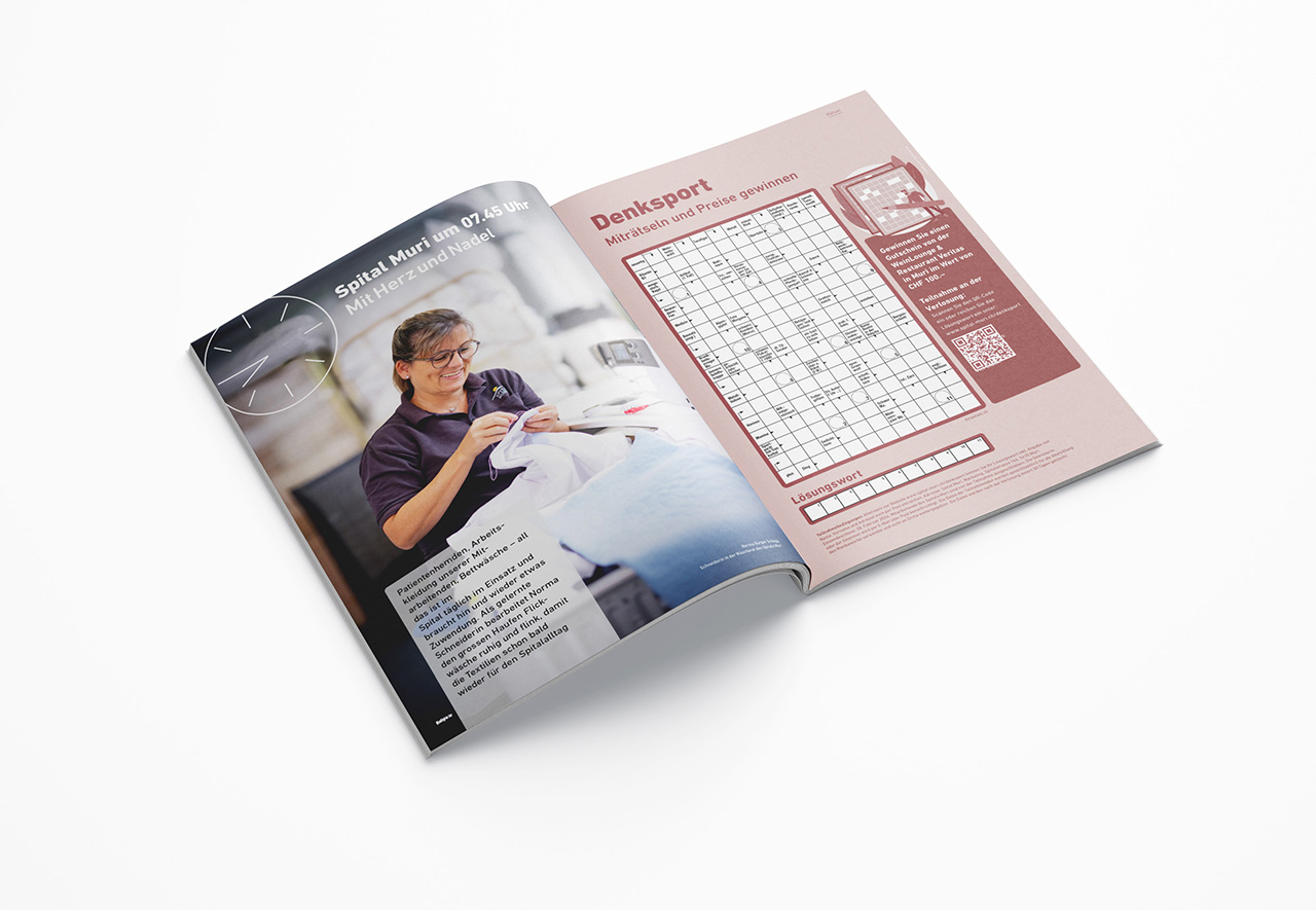 Magazin für das Spital Muri – Rätselseite