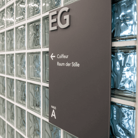 Signaletik Barmelweid Klinik