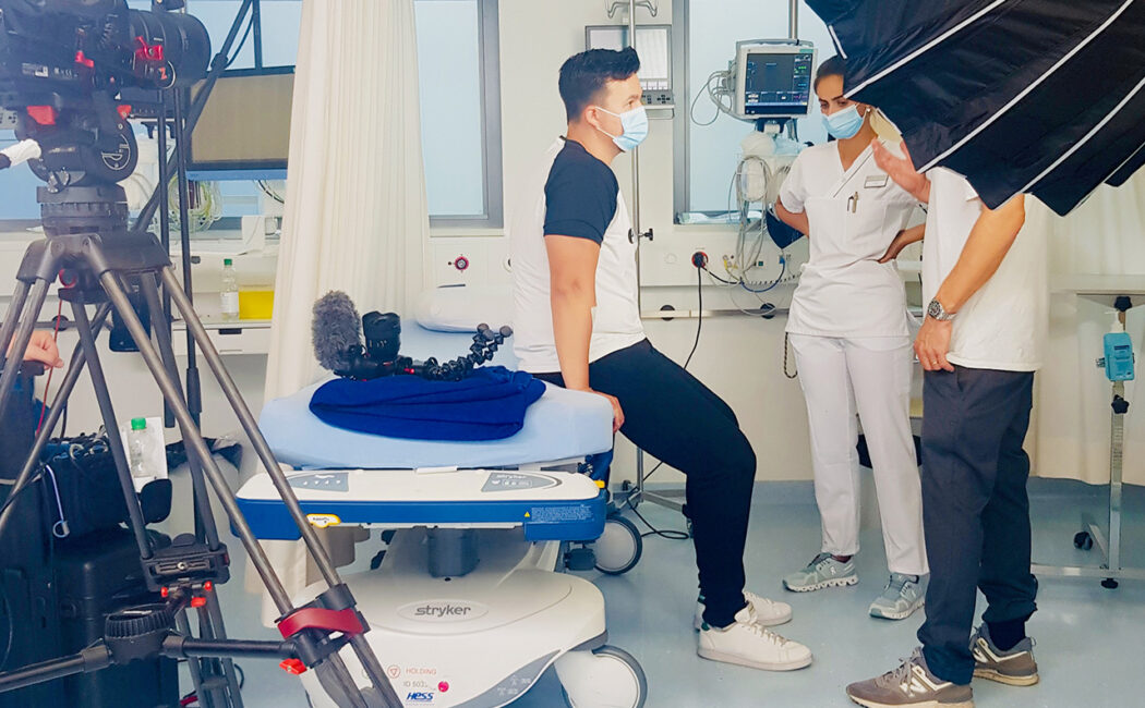 Making-of Filmdreh Schulthess Klinik